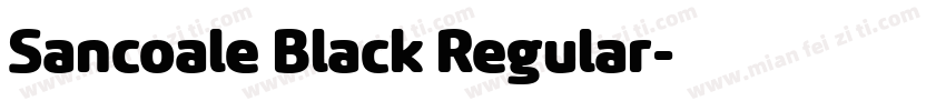 Sancoale Black Regular字体转换
